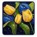 Килимок універсальний Tulips 58*58 см діатомітовий Yiwu HP-42-147 Килимок універсальний Tulips 58*58 см діатомітовий Yiwu HP-42-147