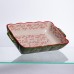 Форма для випікання Vintage 28×17×5 см прямокутна зелена фарфорова з ручками Yiwu HM05-10 Форма для випікання Vintage 28×17×5 см прямокутна зелена фарфорова з ручками Yiwu HM05-10