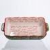 Форма для випікання Vintage 28×17×5 см прямокутна зелена фарфорова з ручками Yiwu HM05-10 Форма для випікання Vintage 28×17×5 см прямокутна зелена фарфорова з ручками Yiwu HM05-10