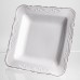 Фруктовниця на ніжці White Square 21.5*21.5 см порцелянова квадратна Yiwu 120-YH-HG057