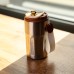 Термочашка Coffee 400 мл з ремінцем та датчиком температури, коричневий  Yiwu HP-GM-1