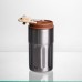 Термочашка Coffee 400 мл з ремінцем та датчиком температури, коричневий  Yiwu HP-GM-1