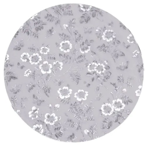 Килимок для сервірування столу Flowers 38 см, срібло HP-36327-12G Килимок для сервірування столу Flowers 38 см, срібло HP-36327-12G