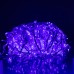 Вулична гірлянда Бахрома 36 м 600 LED білий провід Синій 36MWBL