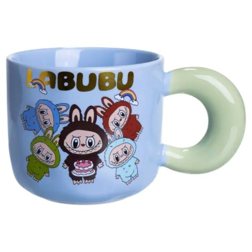 Чашка порцелянова Labubu Bring Joy 400 (мл) подарункова кружка прикольна чашка для дітей на подарунок FM-22C Чашка порцелянова Labubu Bring Joy 400 (мл) подарункова кружка прикольна чашка для дітей на подарунок FM-22C