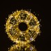 Гірлянда-нитка Роса Хвойна лапа 1000 LED 50 метрів зелена нитка жовтий Garlando D1000L50MGY Гірлянда-нитка Роса Хвойна лапа 1000 LED 50 метрів зелена нитка жовтий Garlando D1000L50MGY