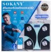Смарт ваги електронні Sokany 26х26 см до 180 кг з Bluetooth Фіолетовий SK-19029V