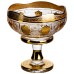 Ваза для фруктів скляна Bohemia Gold 26 см Yiwu HP-34-137