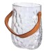 Ваза сумочка з ручкою 13×9.5×18 (см) декоративна скляна ваза для квітів 1.2 (л) Райдужний HP-19-153-6