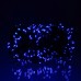 Новорічна гірлянда вулична 100 м 1000 LED із сонячною батареєю 8 режимів роботи чорний провід Синій SB1000L100MBBL Новорічна гірлянда вулична 100 м 1000 LED із сонячною батареєю 8 режимів роботи чорний провід Синій SB1000L100MBBL
