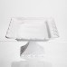 Тортівниця на ніжці White Square 30.5*30.5 см порцелянова квадратна Yiwu 120-YH-HG061 Тортівниця на ніжці White Square 30.5*30.5 см порцелянова квадратна Yiwu 120-YH-HG061