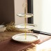 Етажерка для фруктів та десертів Aurelia порцелянова 37 см Yiwu LB-SBW-92