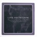 Килимок для ванної кімнати Love and freedom 58*58 см діатомітовий HP-42-10