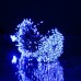 Гірлянда Кінський хвіст Мішура 1200 LED 20 ниток 2 м зелена, синій GarlandoPro D1200L2MGBL