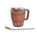 Термочашка Coffee & Tea з трубочкою коричнева HP-14-23BR Термочашка Coffee & Tea з трубочкою коричнева HP-14-23BR