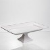Тортівниця на ніжці White Square 25.5 *25.5  см порцелянова квадратна Yiwu 120-YH-HG062