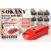 Мультипекар 6 в 1 Sokany SK-BBQ-836 700 Вт антипригарне покриття Червоний Мультипекар 6 в 1 Sokany SK-BBQ-836 700 Вт антипригарне покриття Червоний