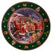 Набір новорічних тарілок із порцеляни Santa 6шт Ø26.5 см Yiwu HP-SDHK-6