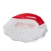 Блюдо сервірувальне новорічне Santa Claus 21*21,5 см з порцеляни CR-1-32