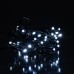 Новорічна кімнатна гірлянда нитка 6 м 50 LED чорний провід Білий W50LED6MBW Новорічна кімнатна гірлянда нитка 6 м 50 LED чорний провід Білий W50LED6MBW