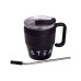 Термочашка Coffee & Tea з трубочкою чорна HP-14-23B