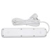 Мережевий фільтр-подовжувач 5 розеток 3xUSB-A 1xUSB-C 3м білий HP-5-41