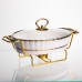Мармітниця порцелянова для других страв Aurelia 1 л Yiwu LB-SBW-7043B Мармітниця порцелянова для других страв Aurelia 1 л Yiwu LB-SBW-7043B