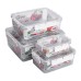 Набір контейнерів для їжі 0.7/1.7/3.3/5.7 л 4 шт з кришками на засувках HP-27-5