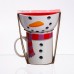 Набір порцелянова чашка з піалою Snowman 350 (мл) чашка на подарунок новорічна для чаю та кави CR-1-49 Набір порцелянова чашка з піалою Snowman 350 (мл) чашка на подарунок новорічна для чаю та кави CR-1-49