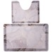 Набір килимків для ванної та туалету Grey Marble 50*80/40*50 см Yiwu HP-42-178