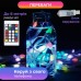 Розумна гірлянда Smart 200 LED довжина 2 м з керуванням зі смартфона прозора, мультиколор 1733042W Розумна гірлянда Smart 200 LED довжина 2 м з керуванням зі смартфона прозора, мультиколор 1733042W