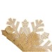 Килимок для сервірування столу Snowflake 38 см, золото HP-36327-13