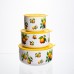 Контейнери для їжі порцелянові Lemon 9,5/13/15 см Yiwu TS-3P-1