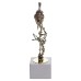 Декоративна фігурка Gold Fish 16x8x30 см металева HP-7-18