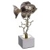 Декоративна фігурка Gold Fish 16x8x30 см металева HP-7-18