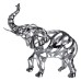 Декоративна фігурка Elephant 25х10х25 см металева HP-7-10