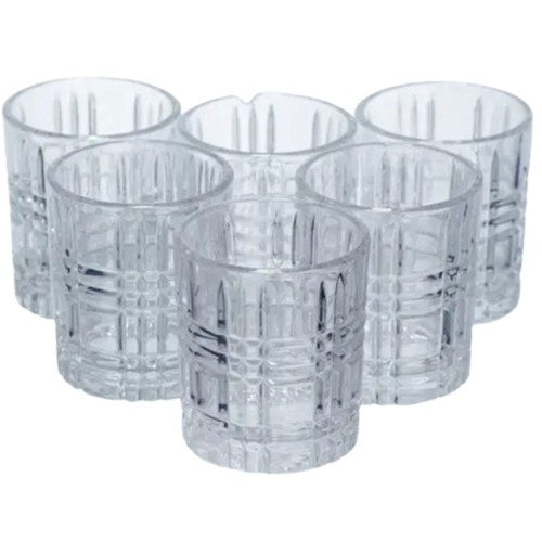 Набір чарок для міцних напоїв Crystal Shots 6 штук по 75 мл HP-17-35