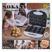 Горішниця Sokany SK-809 на 12 горішків з антипригарним покриттям 750 Вт Горішниця Sokany SK-809 на 12 горішків з антипригарним покриттям 750 Вт