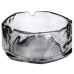 Попільничка скляна Diamond Faceted 12 см, сірий Yiwu HP-34-79