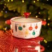 Супниця порцелянова Merry Christmas новорічна 800 (мл) з кришкою Yiwu FM-CS-9B Супниця порцелянова Merry Christmas новорічна 800 (мл) з кришкою Yiwu FM-CS-9B