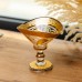 Цукерниця скляна Bogema Gold 15 см Yiwu HP-34-134 Цукерниця скляна Bogema Gold 15 см Yiwu HP-34-134