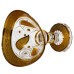 Цукерниця скляна Bogema Gold 15 см Yiwu HP-34-134 Цукерниця скляна Bogema Gold 15 см Yiwu HP-34-134