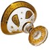 Цукерниця скляна Bogema Gold 15 см Yiwu HP-34-134 Цукерниця скляна Bogema Gold 15 см Yiwu HP-34-134