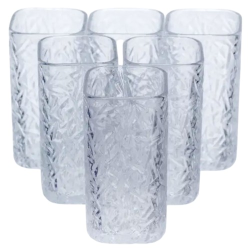 Набір склянок для напоїв Matrix Glass 6 штук по 245 мл HP-17-46