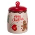 Банка для сипучих продуктів з кришкою з порцеляни 9×13 (см) Merry Christmas CR-1-42 Банка для сипучих продуктів з кришкою з порцеляни 9×13 (см) Merry Christmas CR-1-42