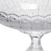 Фруктовниця на ніжці скляна Queen Lace 32 см під кришталь Yiwu HP-34-47