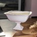 Ваза для фруктів на ніжці порцелянова Pearl 26,5*26,5 см Yiwu 120-YH-HG052