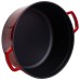 Кокотниця чавунна емальована 6 л, червоний Yiwu HP-FLG-6 RED