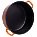 Кокотниця чавунна емальована 7,5 л, помаранчевий Yiwu HP-FLG-7 ORANGE