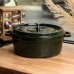Кокотниця чавунна емальована 6.5 л, малахіт Yiwu HP-FLG-13 green
